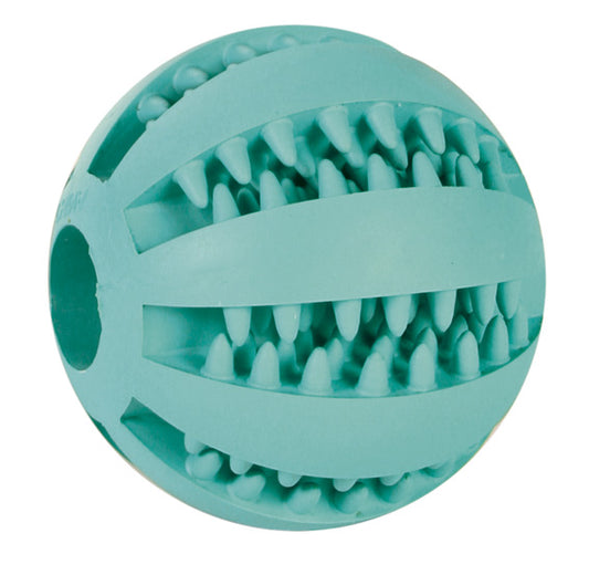 TRIXIE Denta Fun Baseball i naturgummi med mintsmak, 5 cm