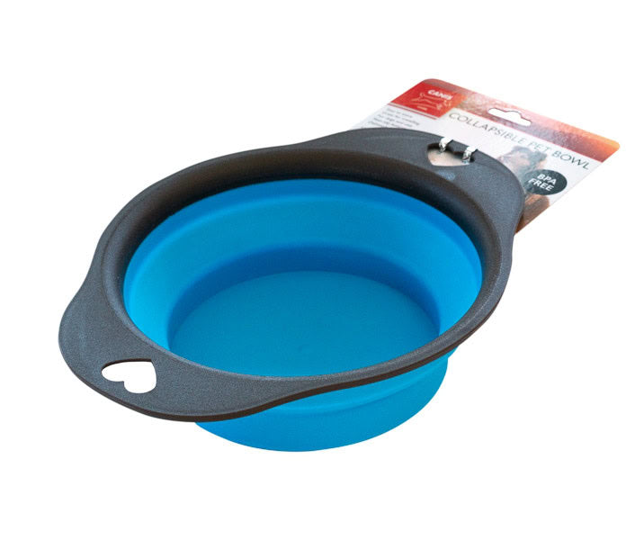 Hopfällbar hundskål 550 ml från Active Canis med anti-slip botten