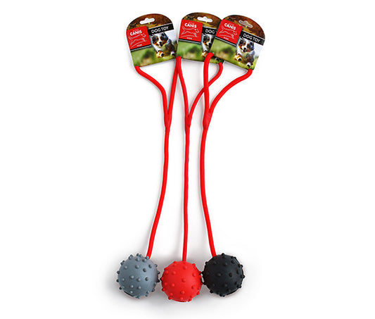 Hundboll med rep – Active Canis hundleksak för kast och drag