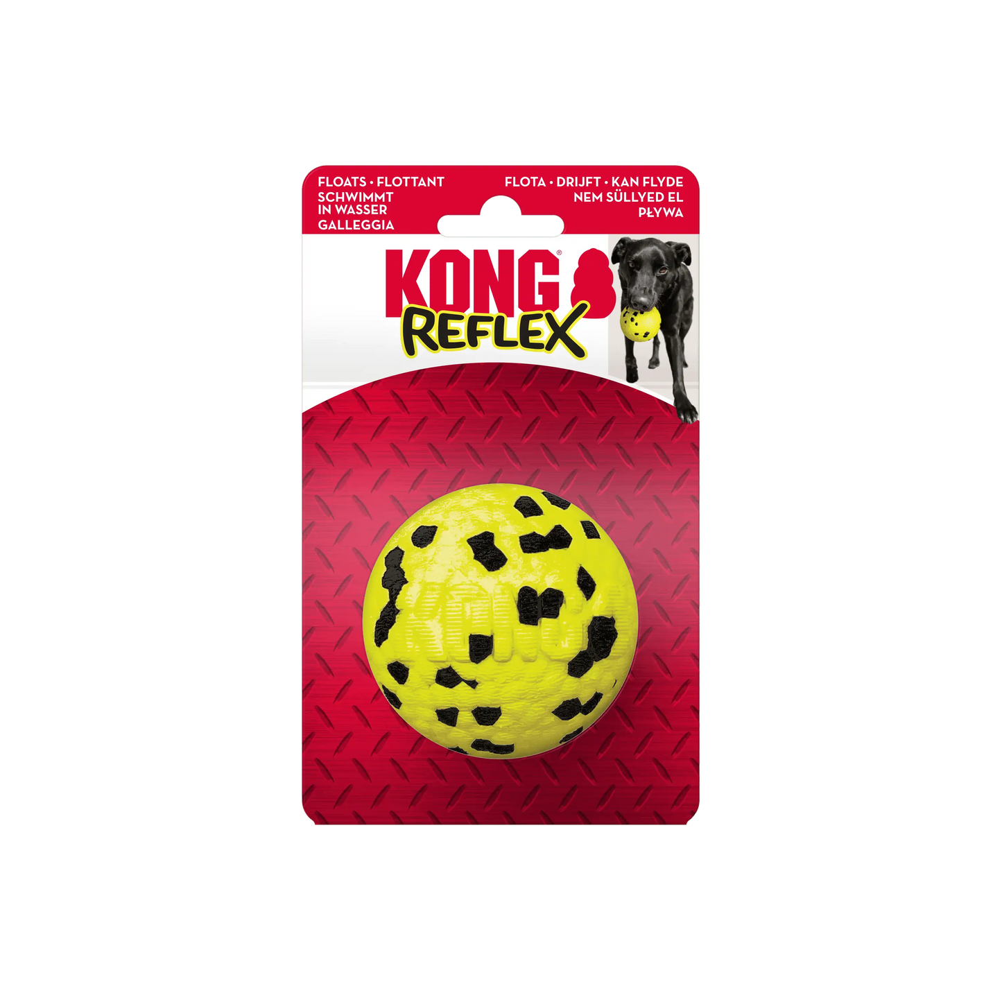 Hundboll Large – KONG Reflex Ball slitstark hundleksak