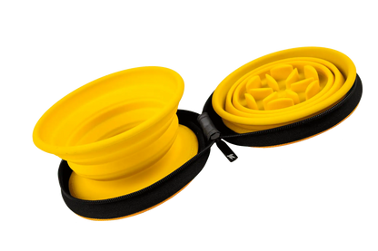 Reseskål Slowfeeder - Dubbel