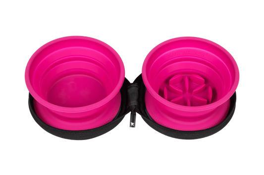 Reseskål Slowfeeder - Dubbel